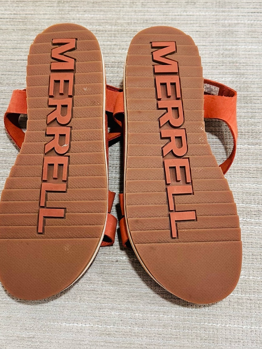 MERRELL Juno Backstrap Women's Size 8 Redwood Red Sandals Shoes - Picture 7 of 9